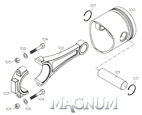 N61H801 (MAGNUM ENGINES PART) CARB ASSY (HELI) XL61