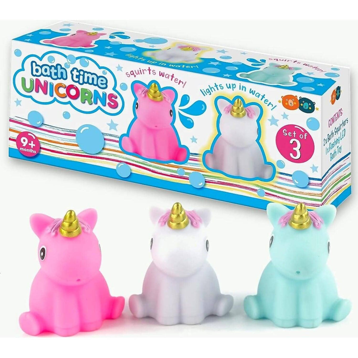 Buddy & Barney - Bath Time Unicorns Squirters - Set Of 3