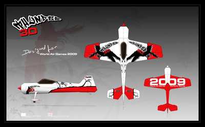 KRILL AIRCRAFT AUSTRALIA - THUNDER 3D 1.92M DANCE RED