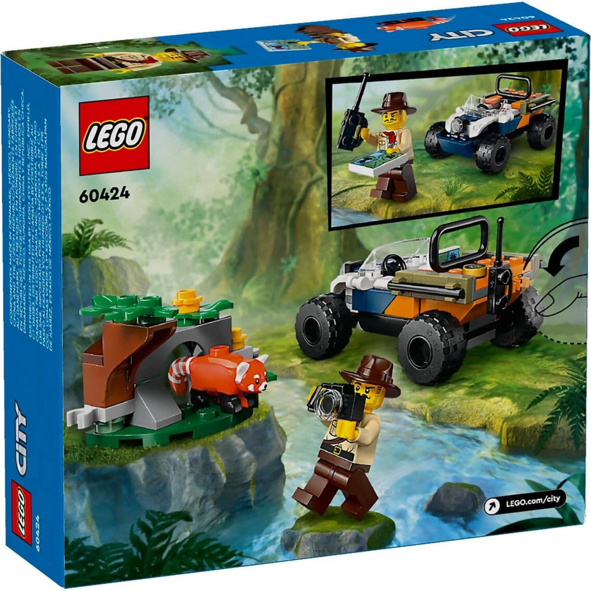 LEGO® 60424 Jungle Explorer ATV Red Panda Mission - City