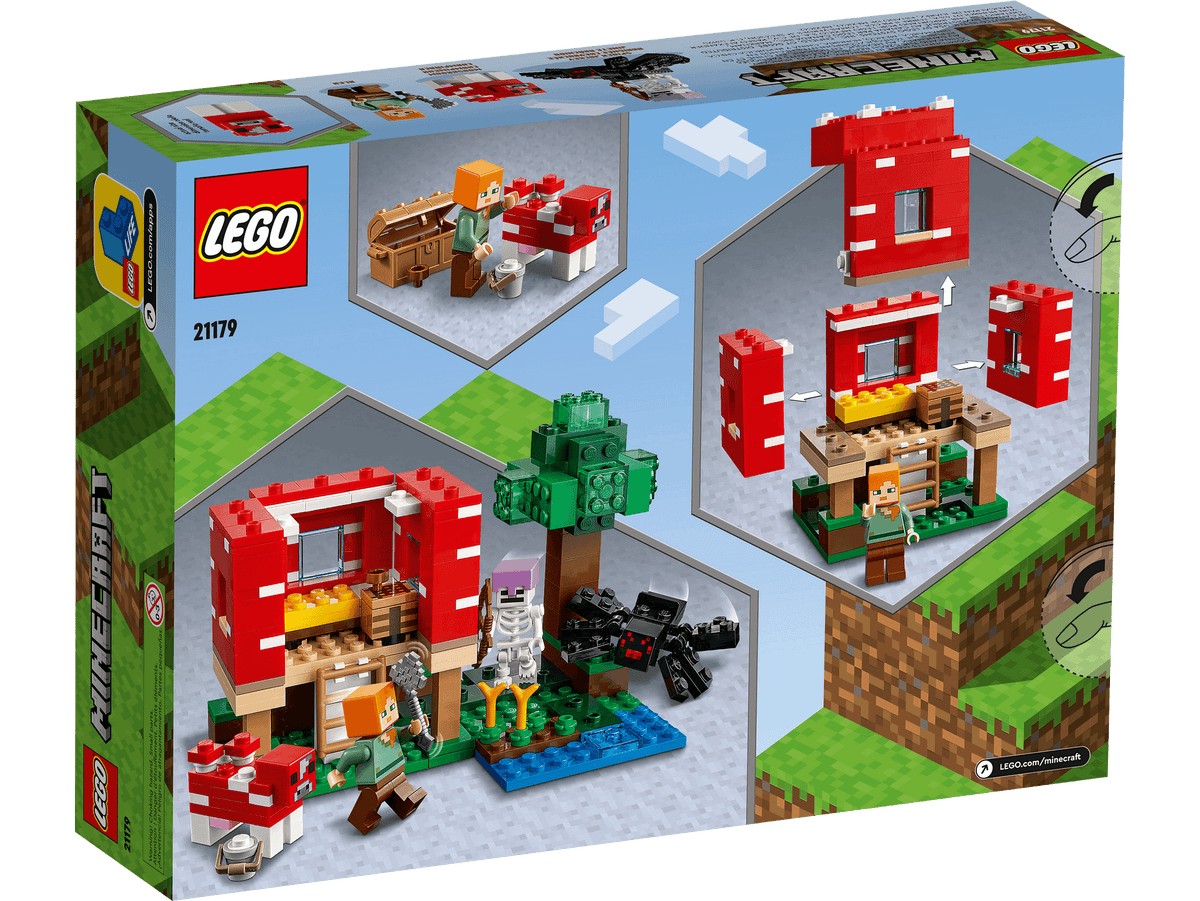 LEGO® 21179 The Mushroom House - Minecraft®