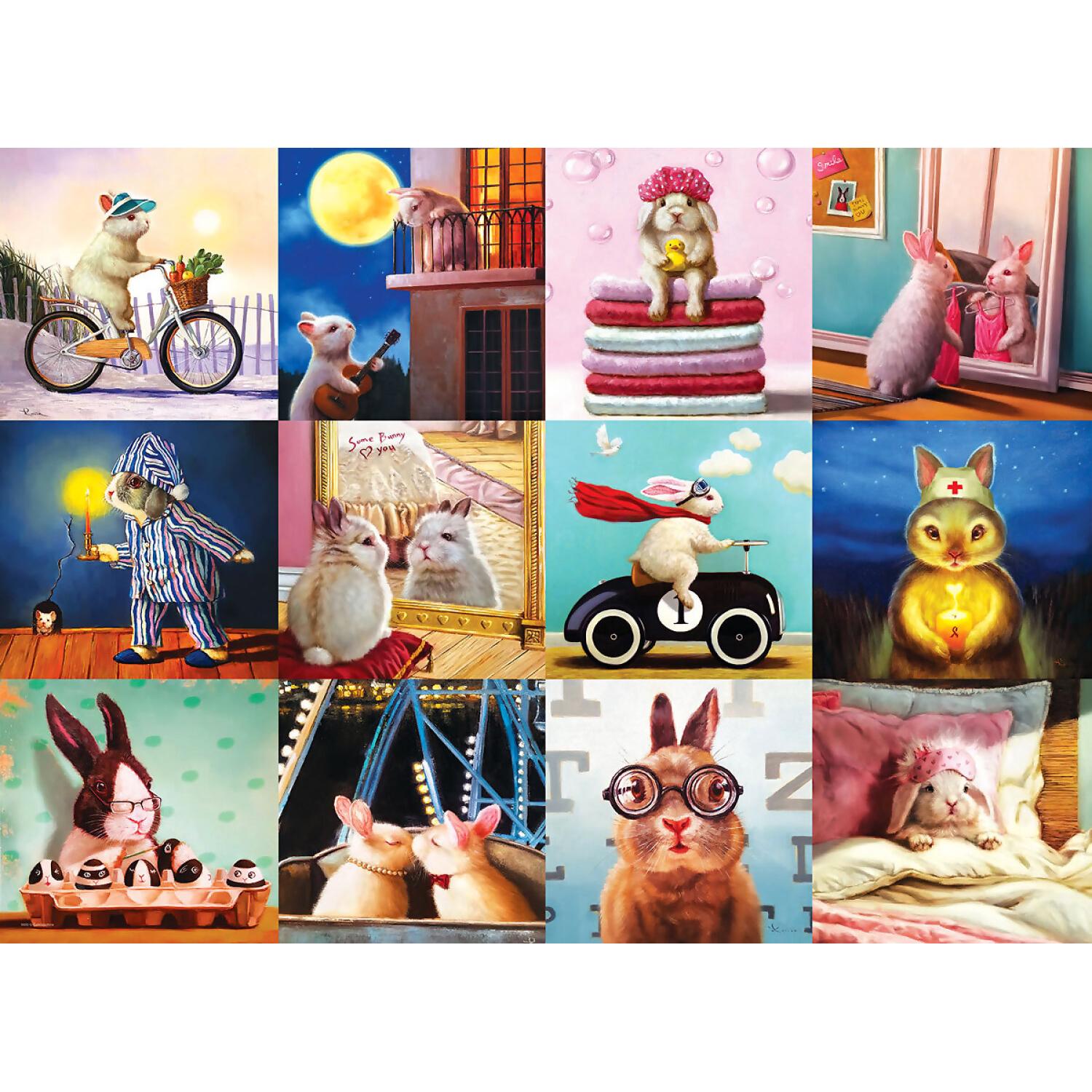 EuroGraphics - Funny Bunnies - Jigsaw Puzzle 1000 Pieces