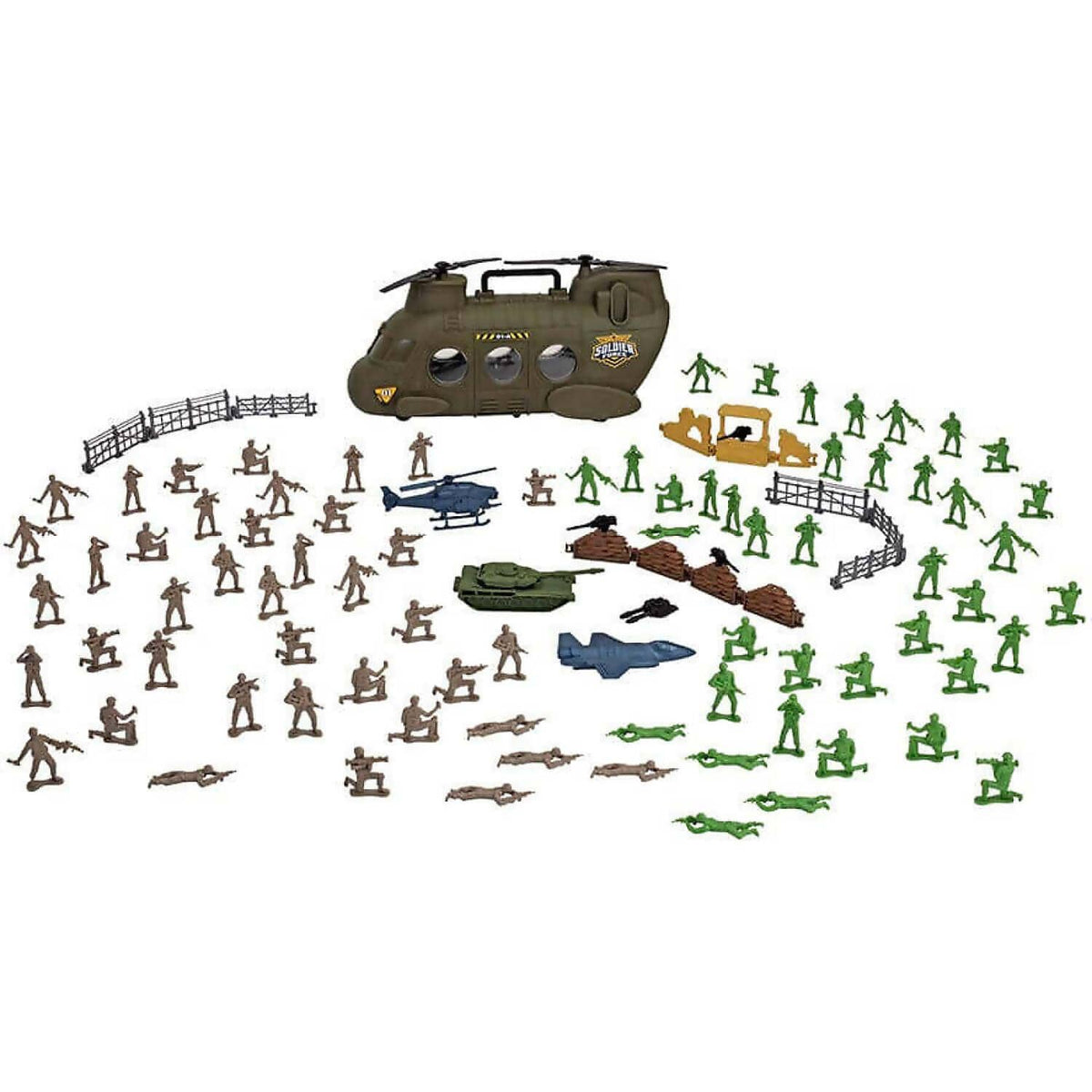 Soldier Force - 100 Pieces Chinnok Playset