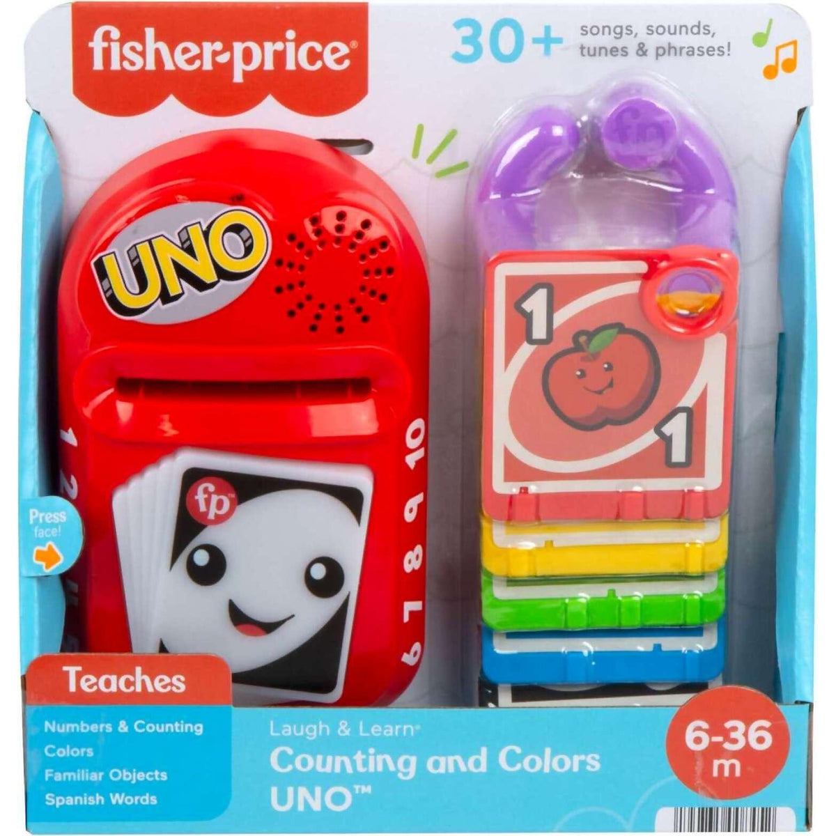 Fisher-Price - Laugh & Learn Counting And Colors Uno Electronic Learning Toy For Infants