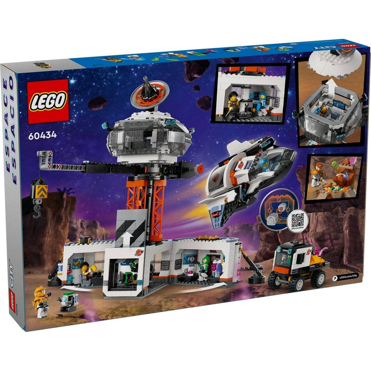 LEGO® 60434 Space Base and Rocket Launchpad - City