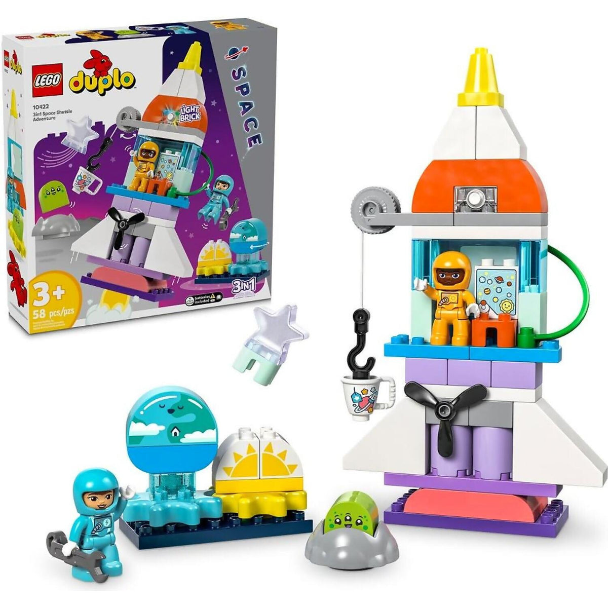 LEGO® 10422 3in1 Space Shuttle Adventure - DUPLO®