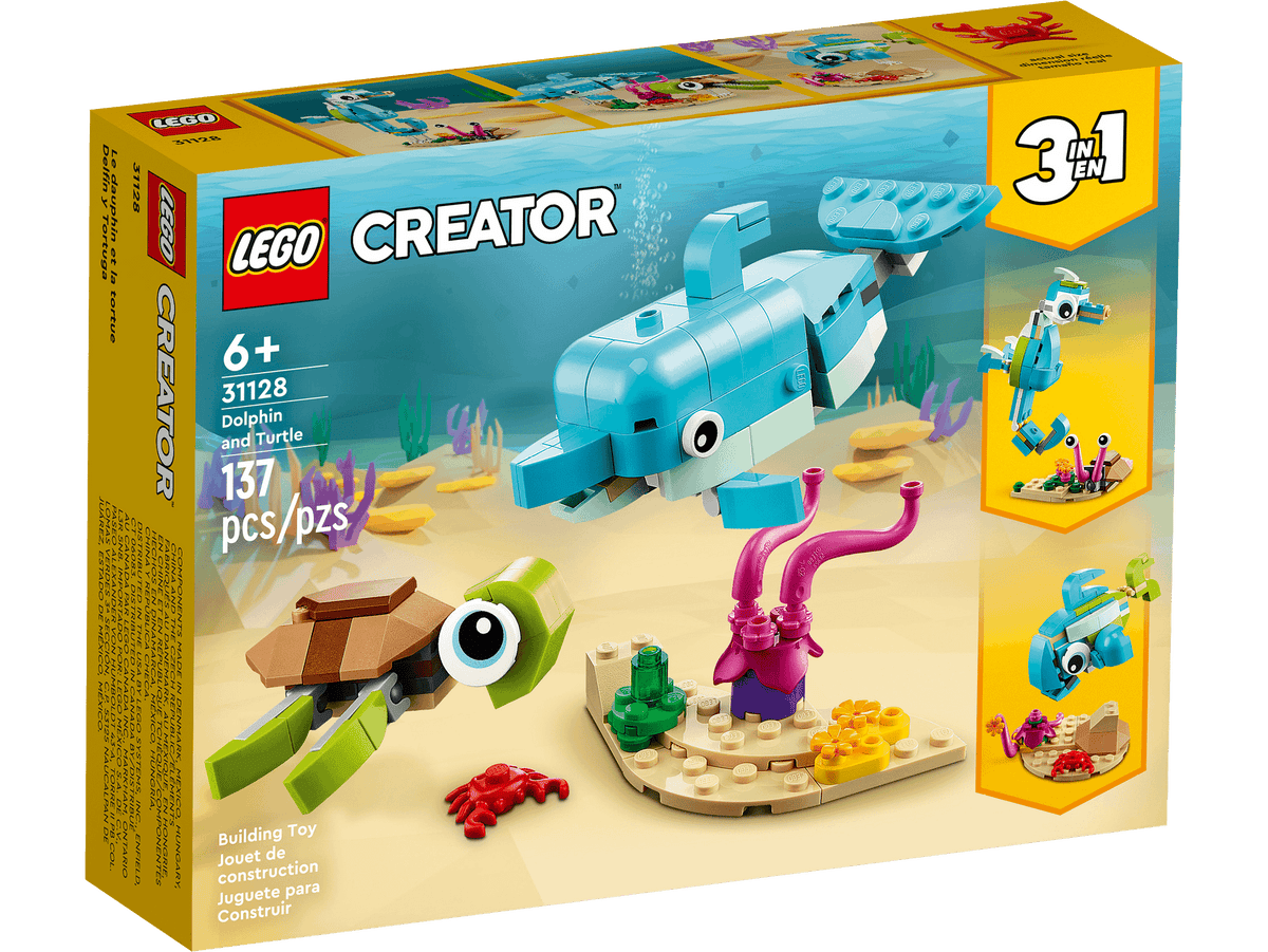 LEGO® 31128 Dolphin and Turtle - Creator 3-in-1