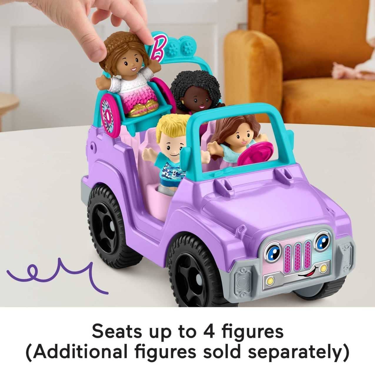 Barbie - Little People With Beach Cruiser Music Sounds And 2 Figures - Fisher-Price