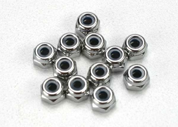 5158 (PART) TRAXXAS NUTS 2.5MM NYLON LOCKING