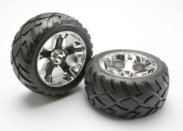 5576R (PART) TRAXXAS TYRES & WHEELS ASSEMBLED