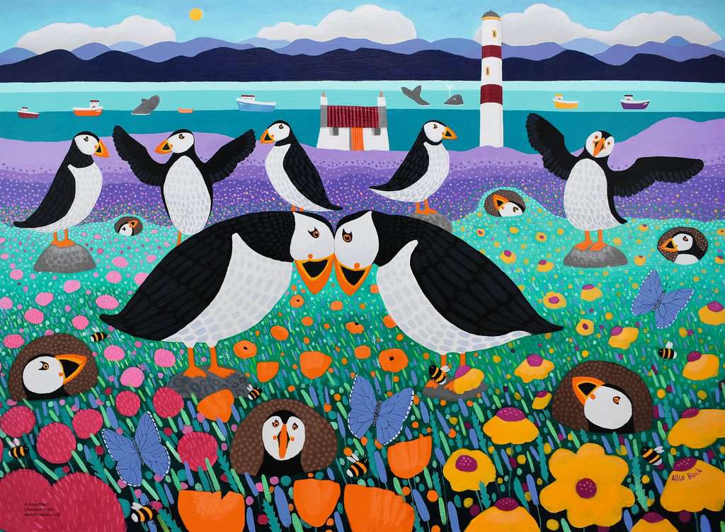 Ravensburger - Puffinry! Jigsaw Puzzle 500 Pieces