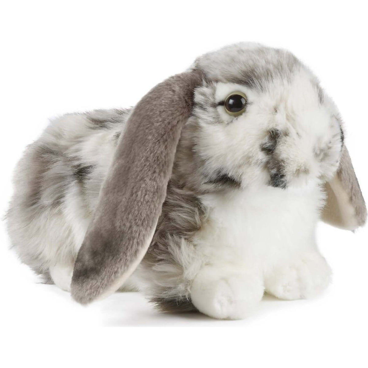 Living Nature - Grey Dutch Lop Eared Rabbit 26cm Plush