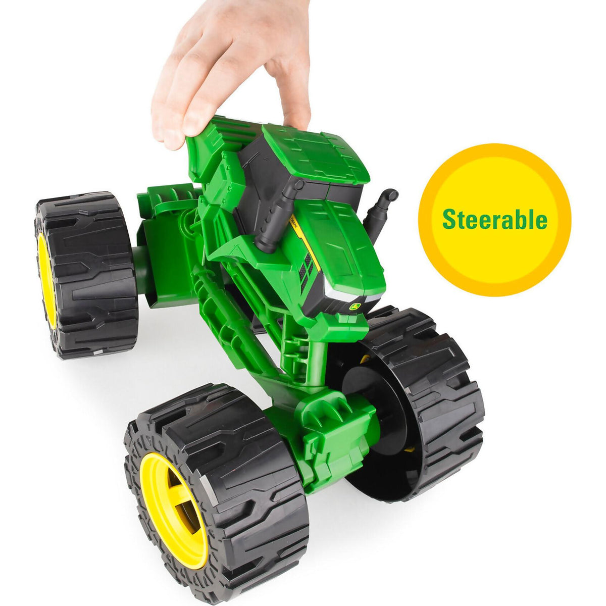 John Deere - Monster Treads 12-inch All Terrain Tractor Toy
