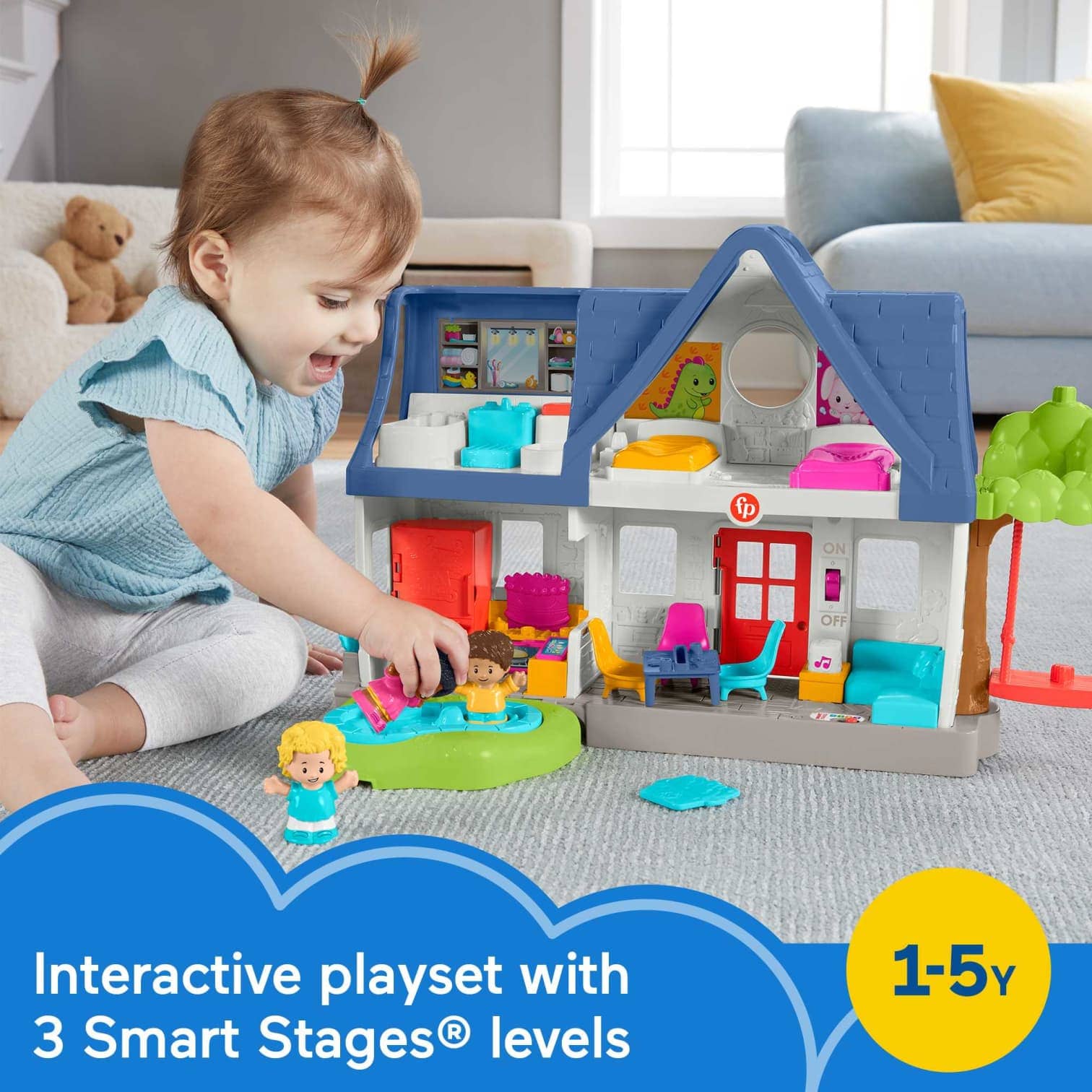 Fisher-Price - Little People Friends Together Play House Mattel