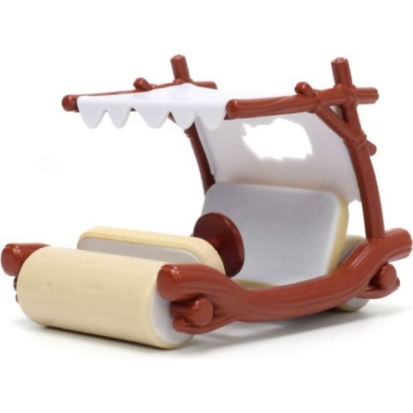 JADA TOYS - FRED FLINTSTONE & FLINTMOBILE 1:32 SCALE DIECAST VEHICLE & FIGURE SET