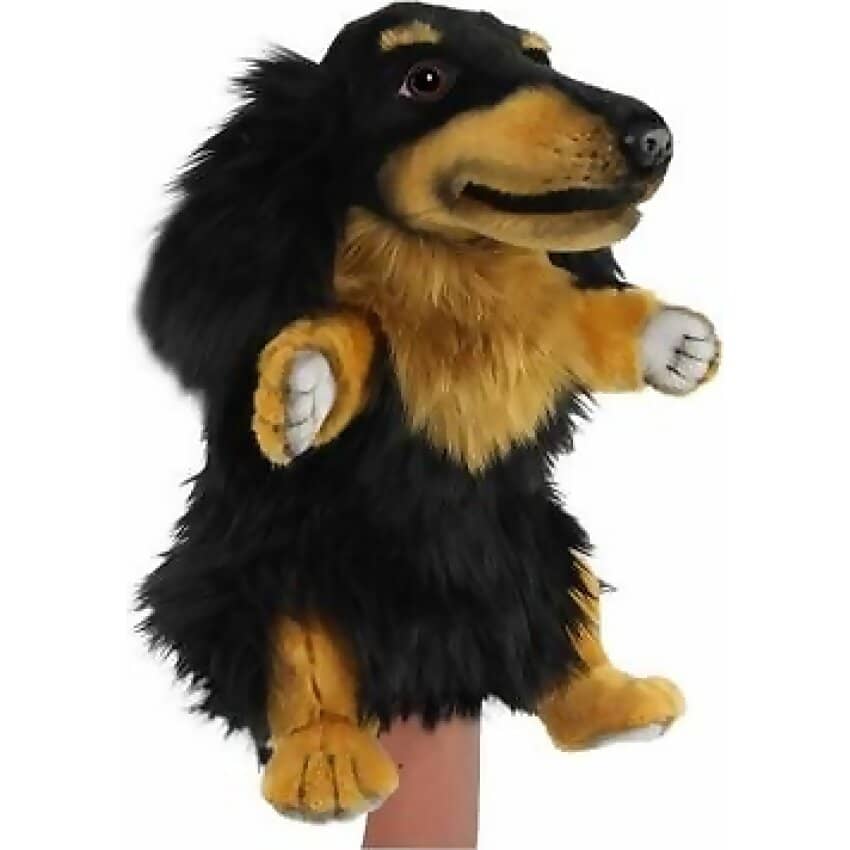 Hansa - Daschund Dog Puppet 28cm Plush