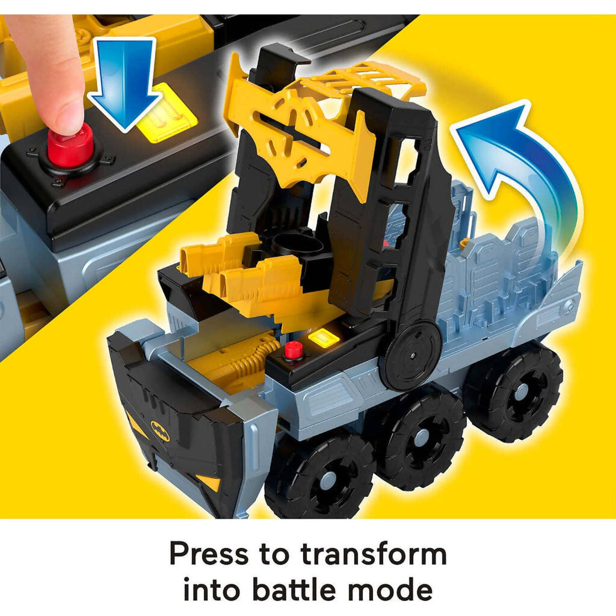 Fisher-Price - Imaginext Dc Super Friends Transforming Bat Tank - Mattel