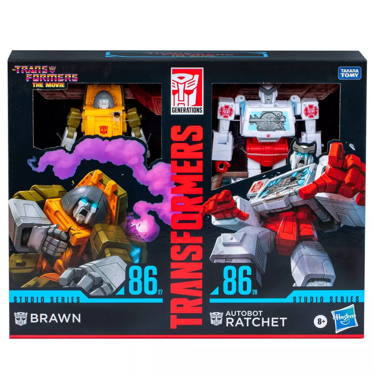 Transformers - The Movie Brawn And Autobot Ratchet Action Figure Set 2 Pack - Hasbro