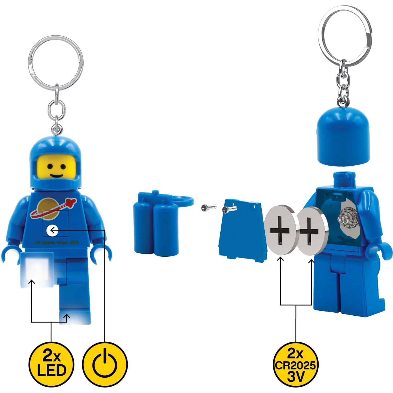 LEGO® Blue Spaceman Minifigure LED Key Light
