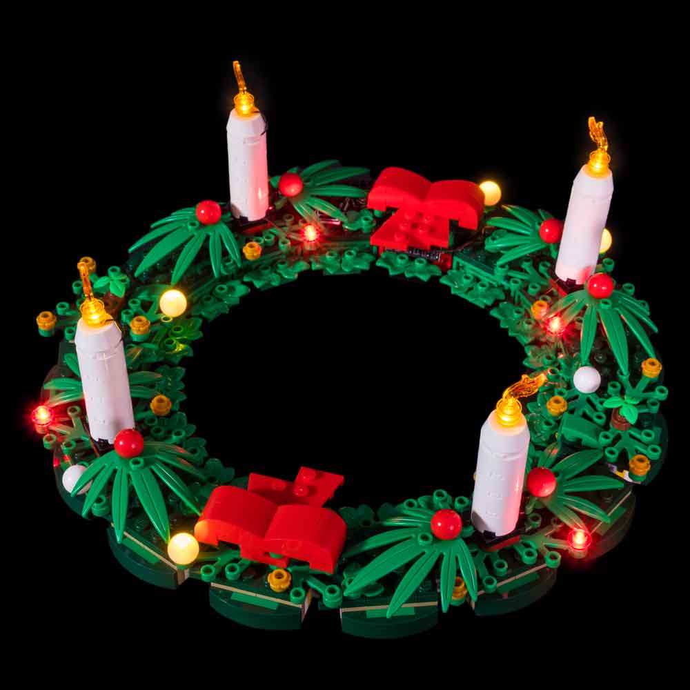 Light My Bricks - LIGHT KIT for LEGO® Christmas Wreath 40426