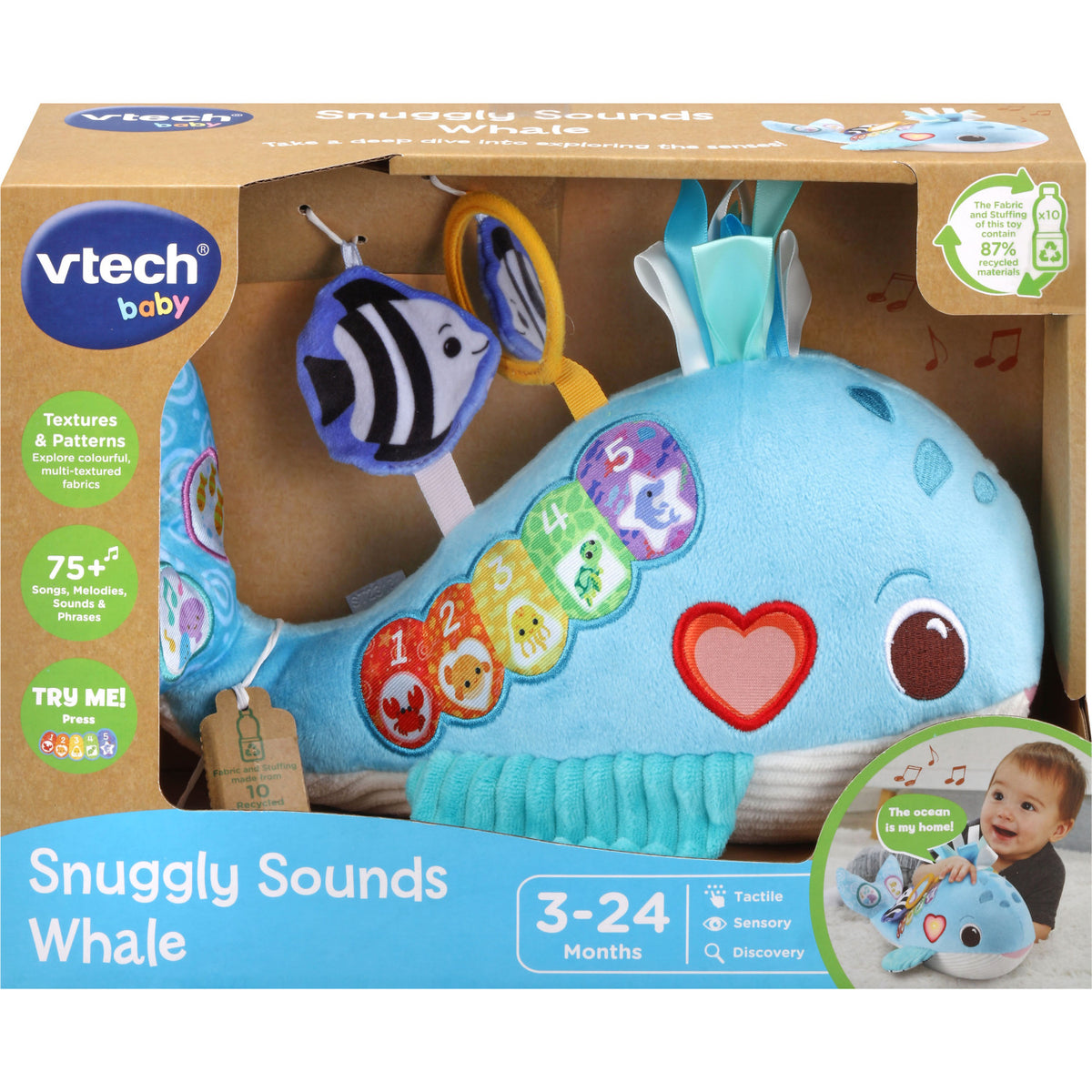 VTech - Baby - Snuggly Sounds Whale