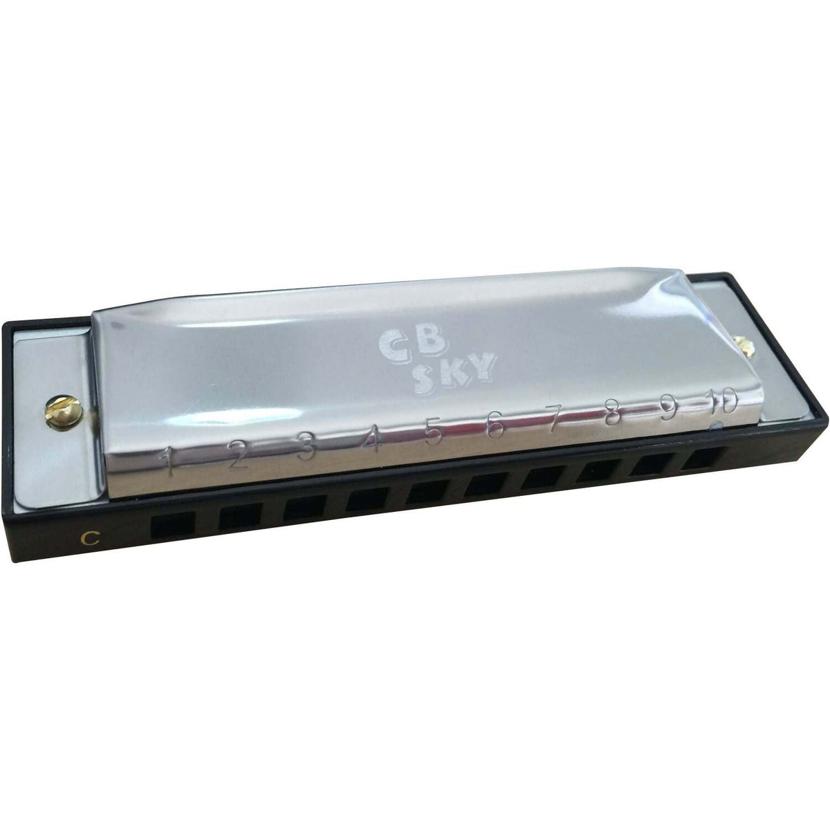 CB Sky - Jr. Music Pro Harmonica 10 Note Toy With Plastic Case