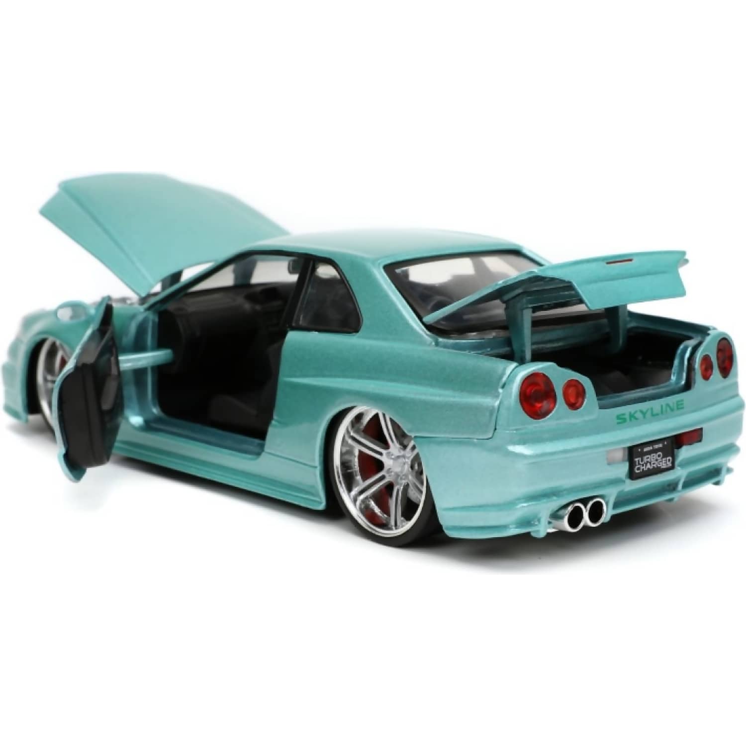 JADA TOYS - FAST & FURIOUS - 2002 NISSAN SKYLINE GT-R (R34) 1:24 SCALE DIECAST VEHICLE