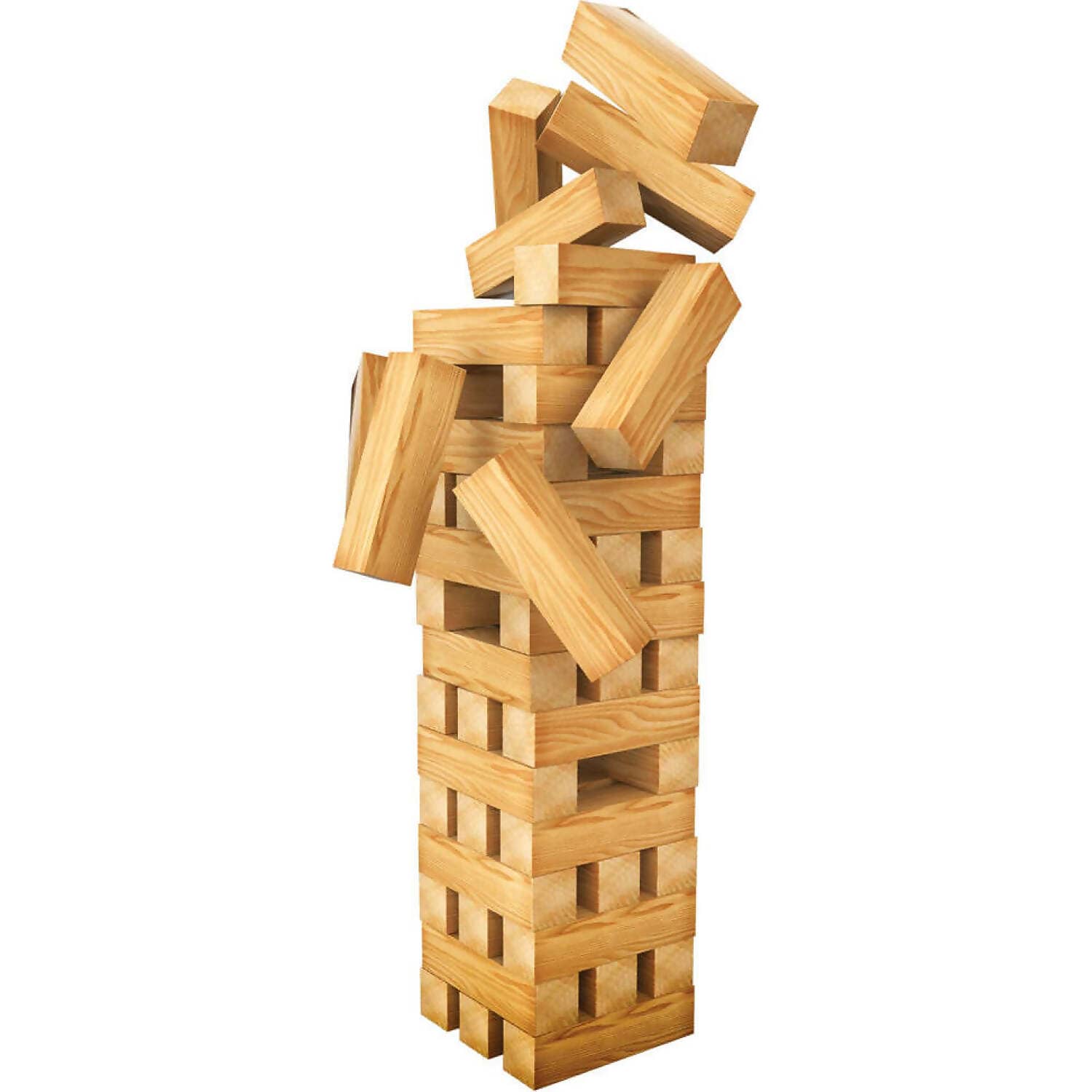 Cardinal - Classics - 48pc Wooden Tumbling Tower In Tin