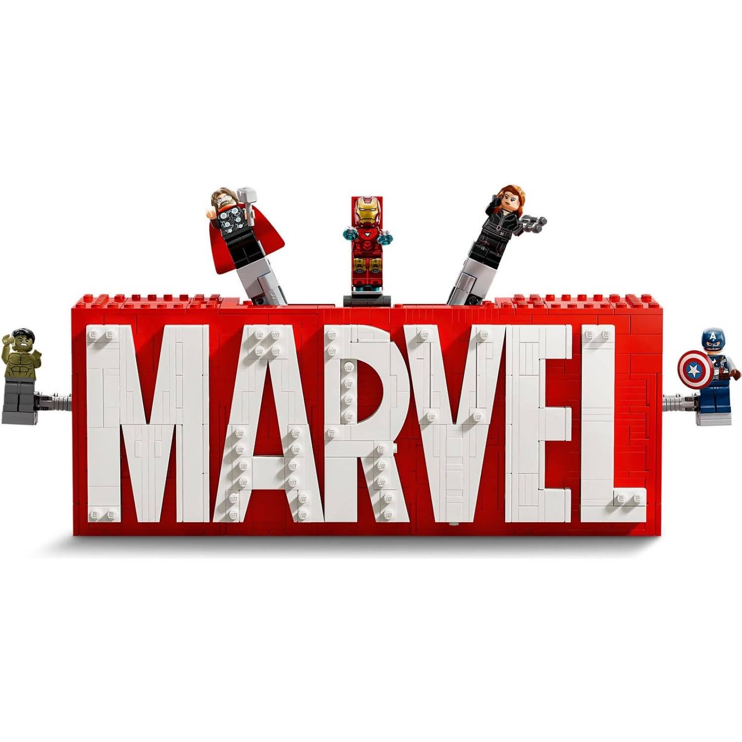 LEGO® 76313 MARVEL Logo & Minifigures - Marvel Super Heroes