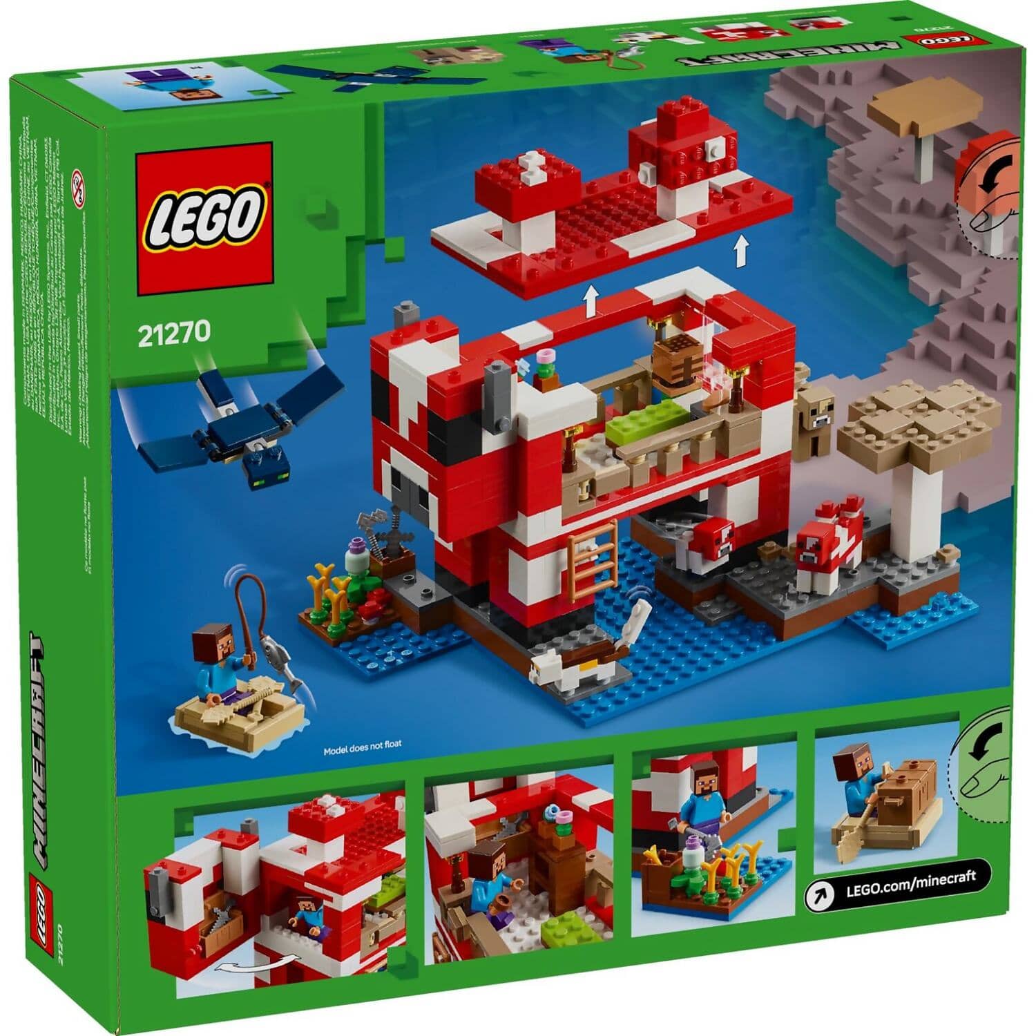 LEGO® 21270 The Mooshroom House - Minecraft®