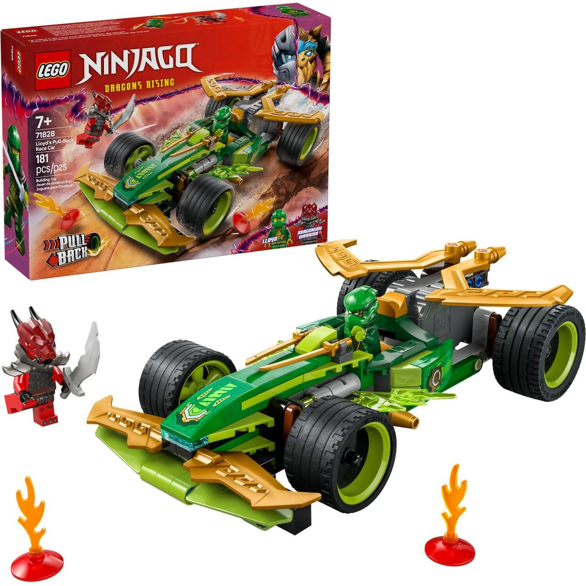 LEGO® 71828 Lloyd's Pull-Back Race Car - NINJAGO®