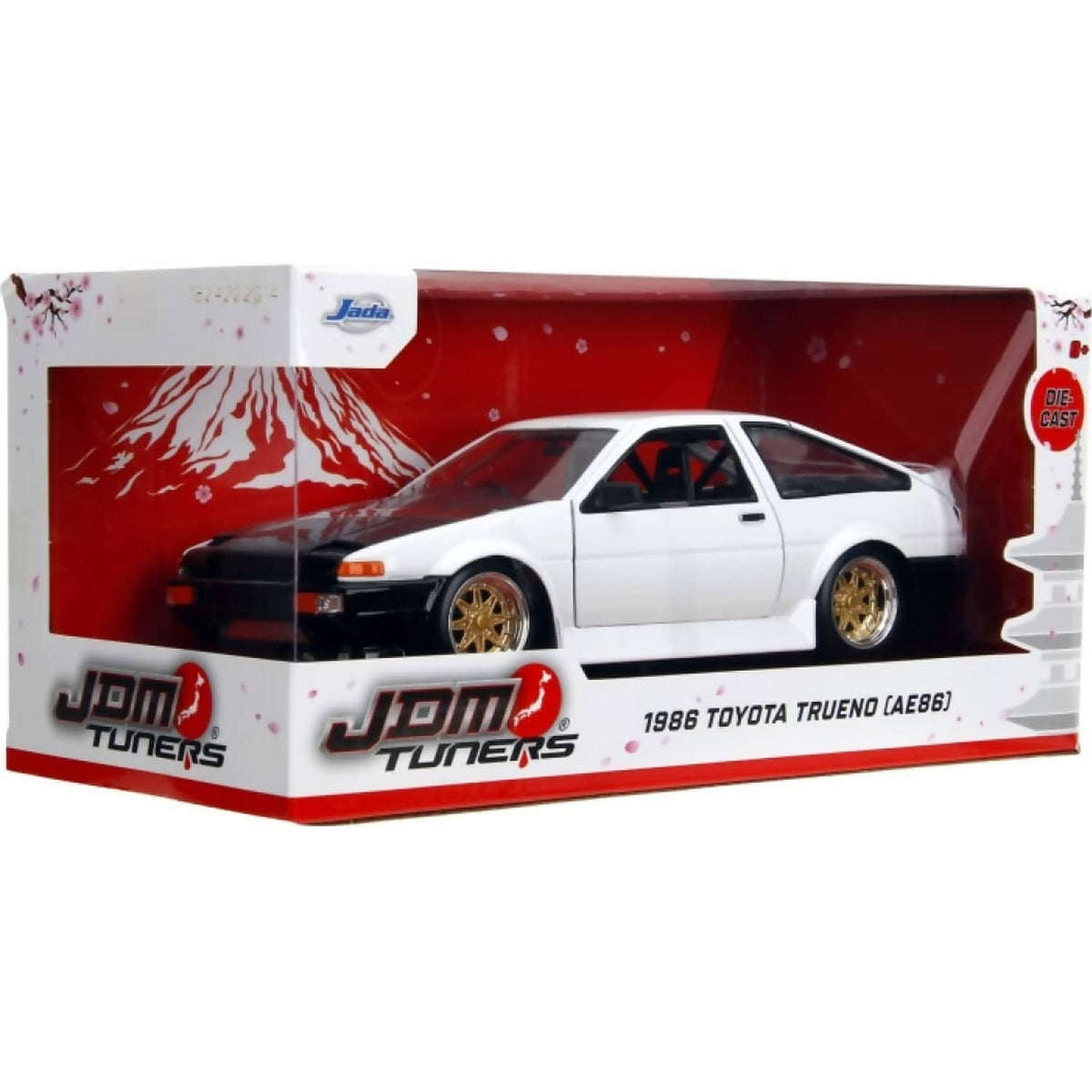 JADA TOYS - JDM TUNERS 1986 TOYOTA TRUENO AE86 1:24 SCALE DIECAST VEHICLE
