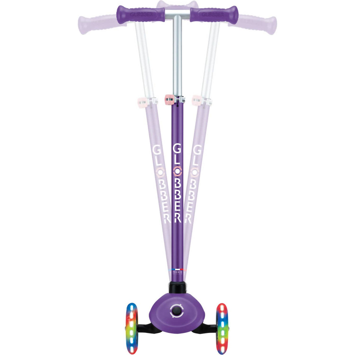 Globber - Primo Plus Lights Scooter - Purple
