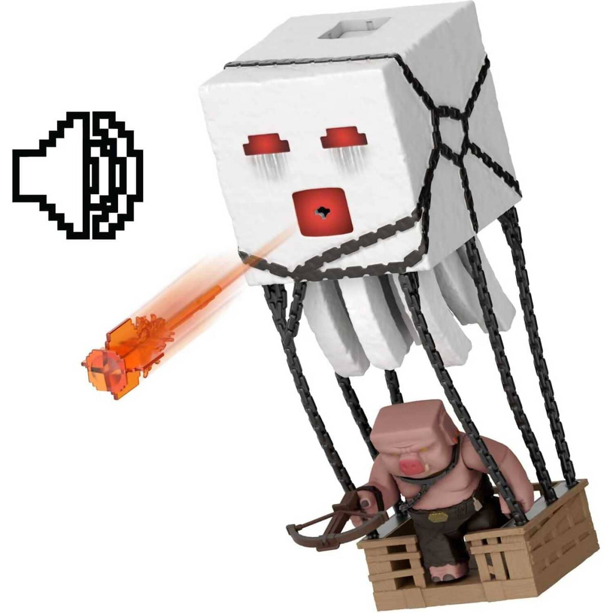 Minecraft - Movie - Blast Attack Ghast Action Figure Set - Mattel
