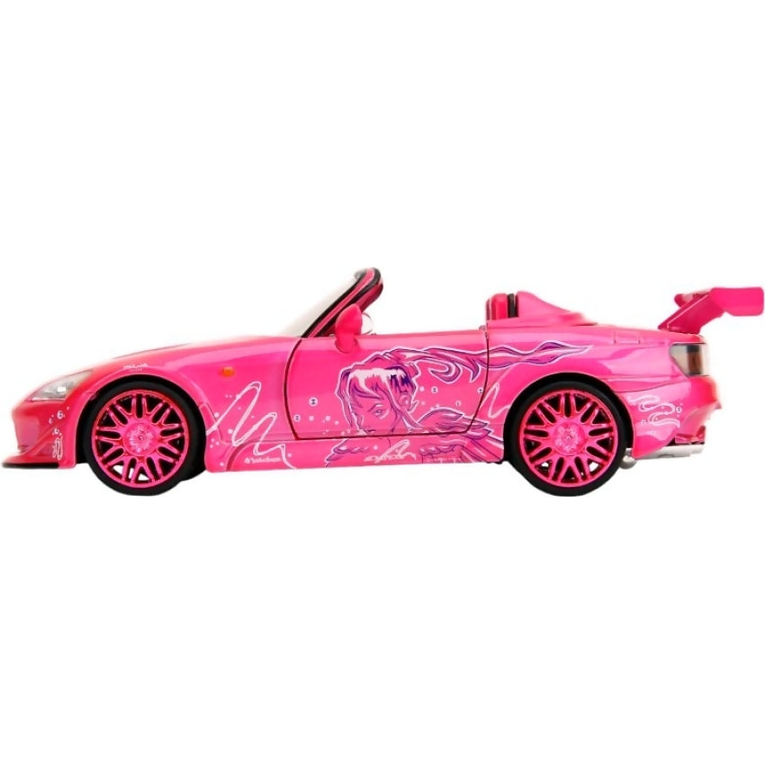 JADA TOYS - PINK SLIPS SUKI'S HONDA S2000 1:24 SCALE DIECAST VEHICLE