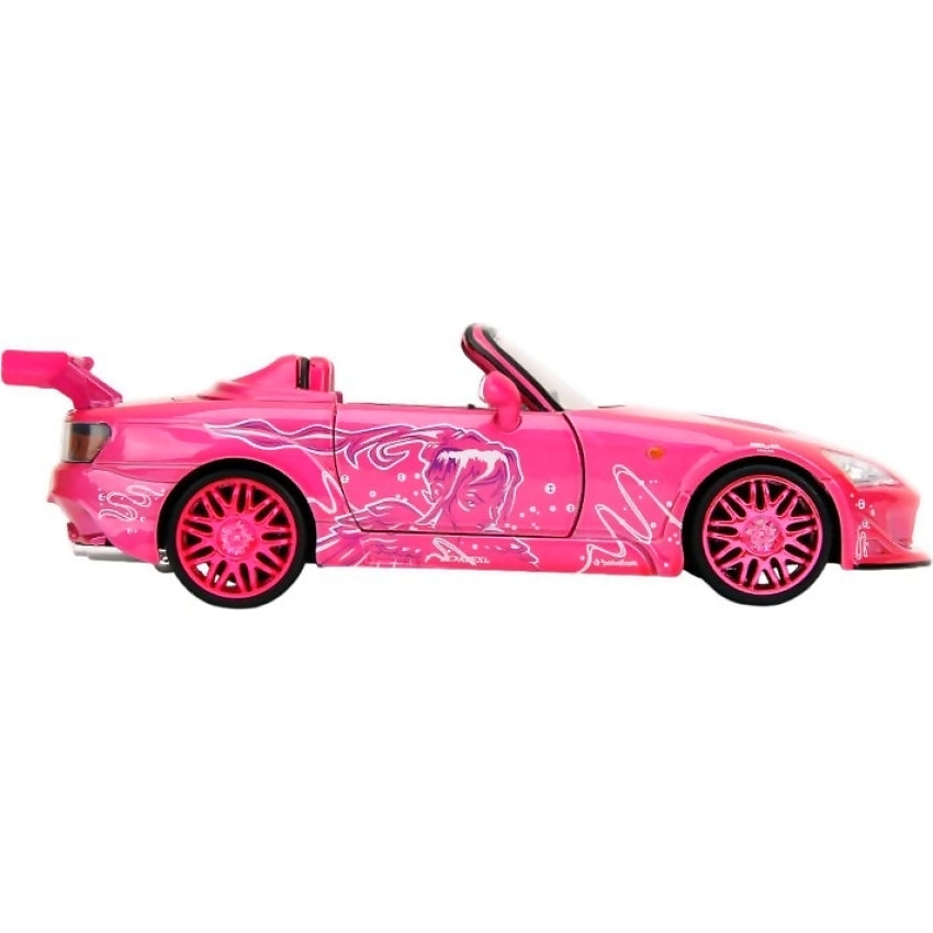 JADA TOYS - PINK SLIPS SUKI'S HONDA S2000 1:24 SCALE DIECAST VEHICLE