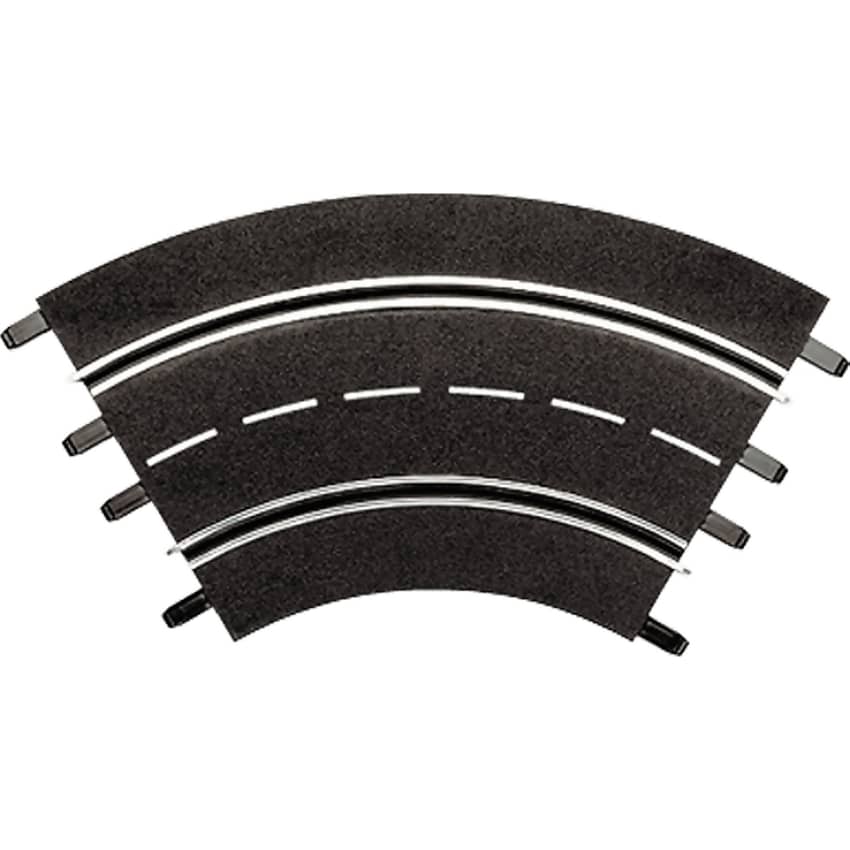 CARRERA - DIGITAL 1:32 ACCESSORIES - CURVE 1/60 (3) 3 X TRACK PIECES - SLOT CAR TRACK ACCESSORIES ALSO SUITS 1:24 & EVOLUTION