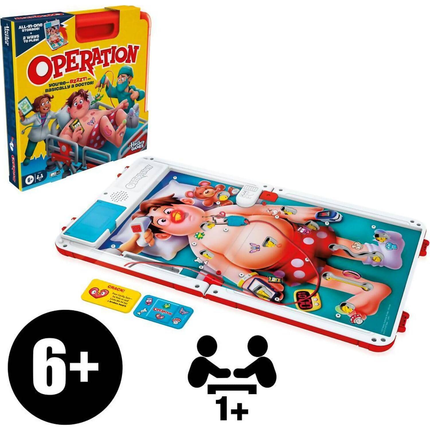 Hasbro Games - Electronic Board Game With All-in-one Carrying Case