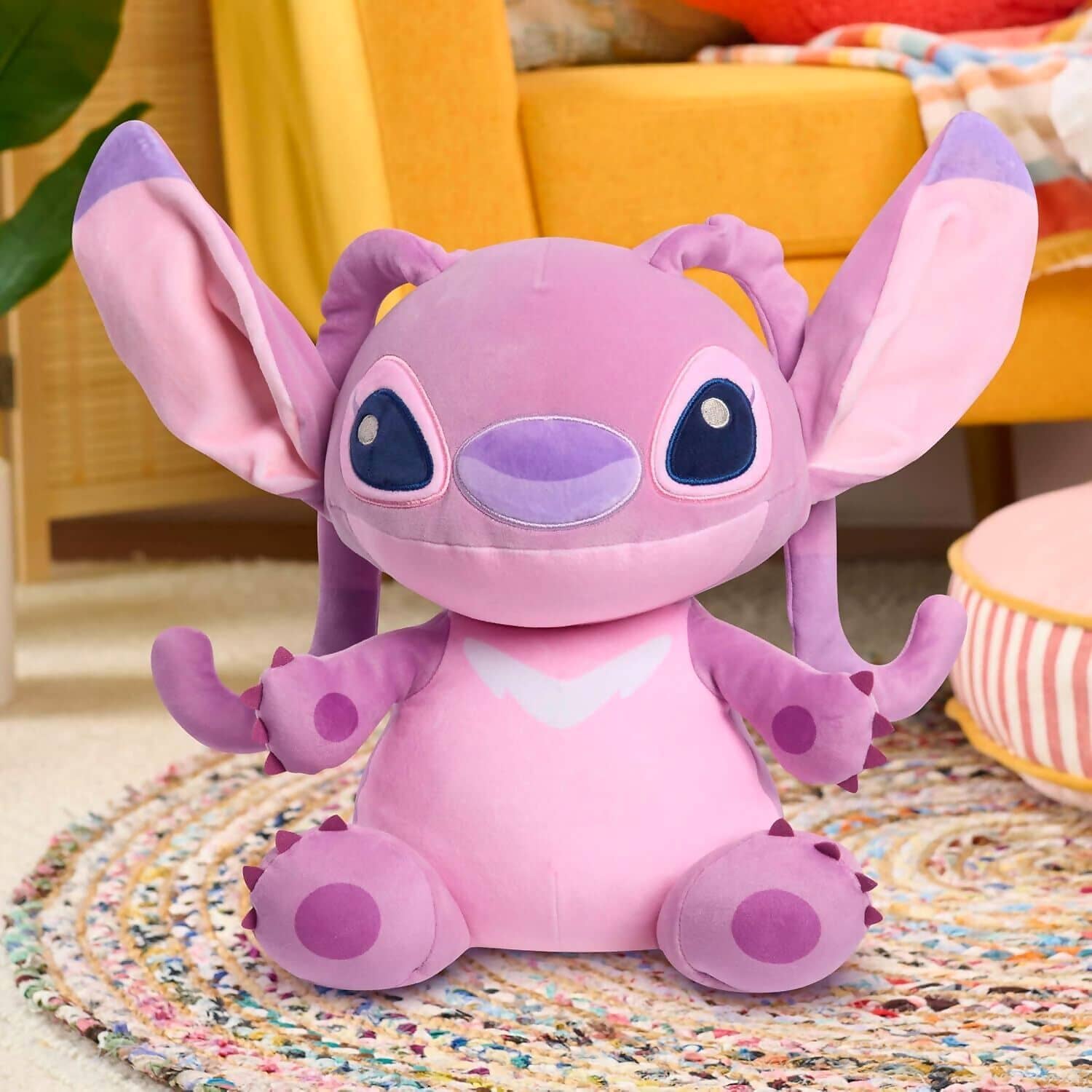 Disney - Stitch - Comfeez Weighted Angel 14-inch Plush