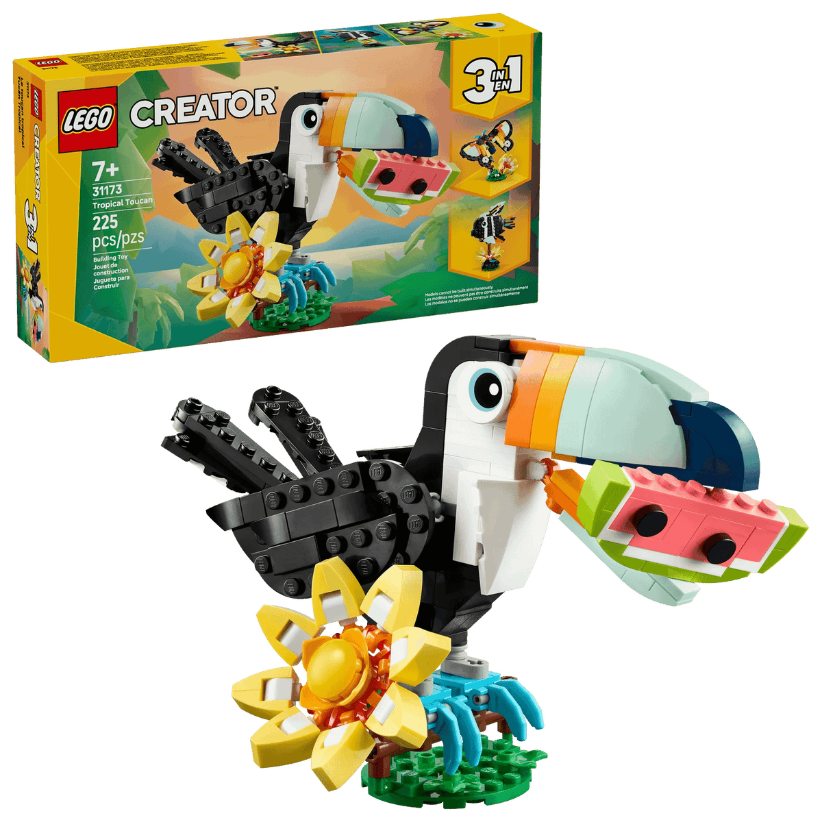 LEGO® 31173 Wild Animals: Tropical Toucan - Creator 3-in-1