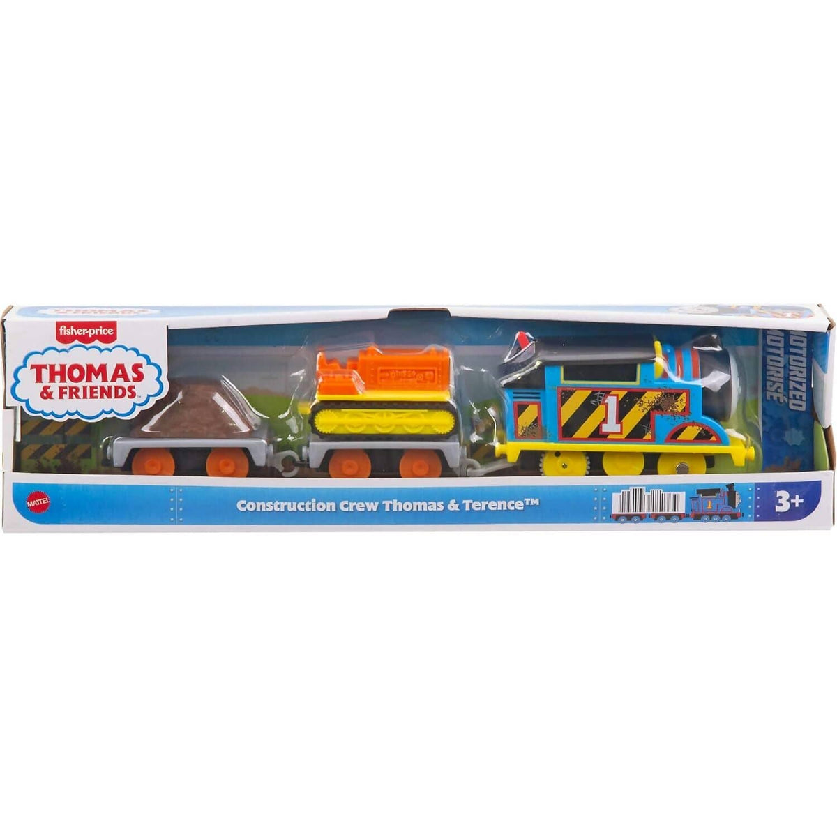 Fisher-Price - Thomas & Friends Construction Crew Thomas & Terence The Tractor Motorized Vehicle Set - Mattel