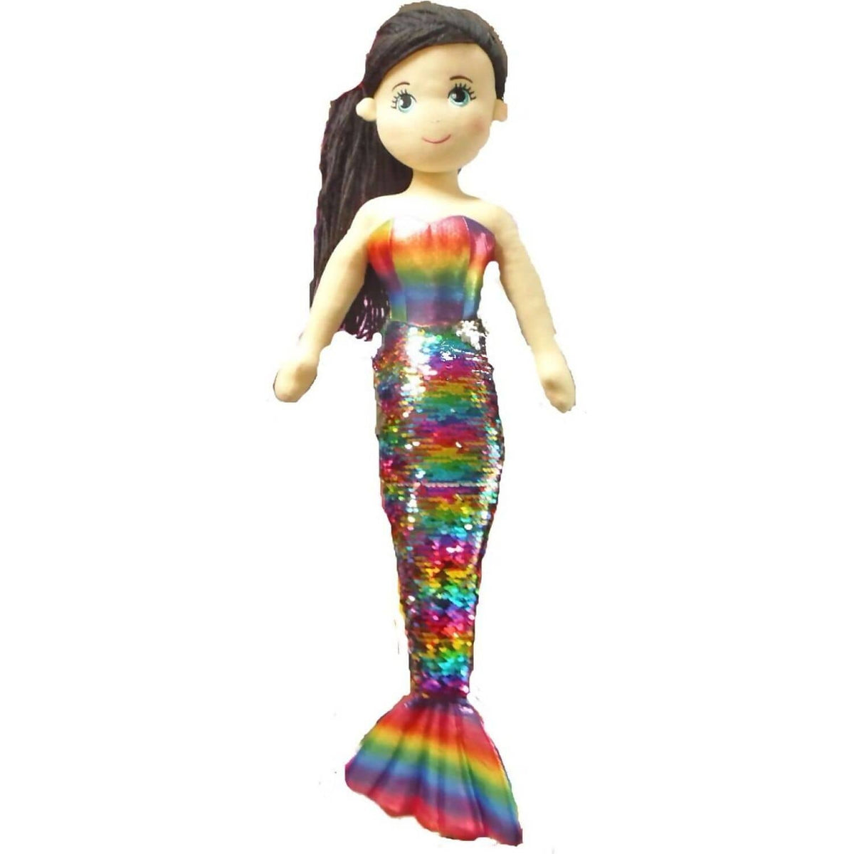 Cotton Candy - Asia Mermaid 70cm Multicolored Flip Sequined Tail