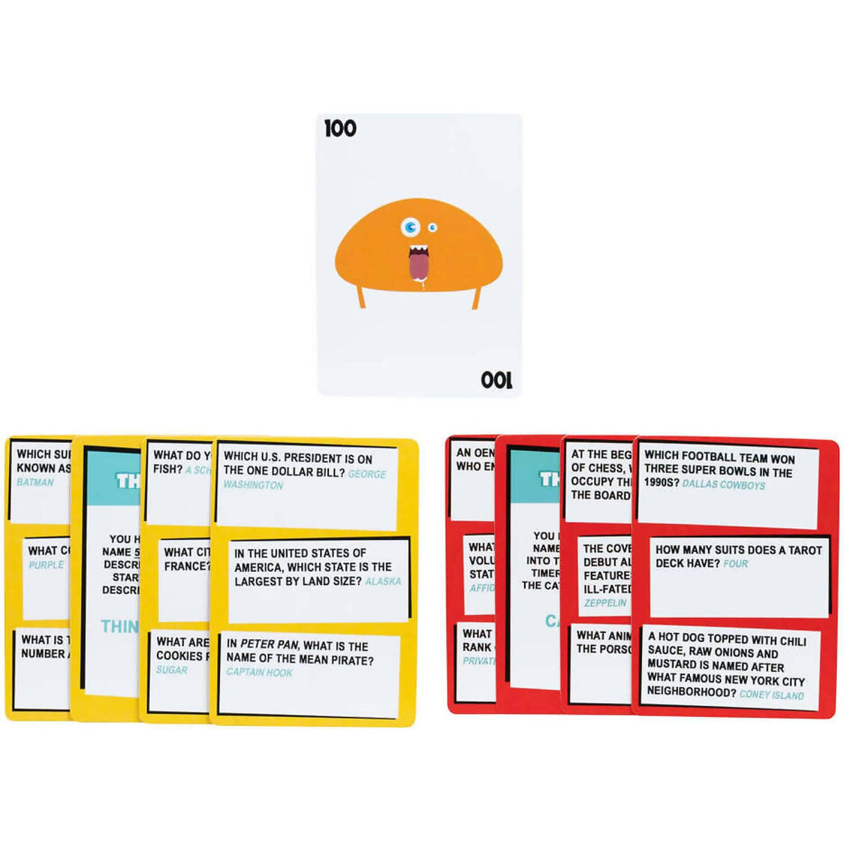 Moose Games - Who Knows More? Kids or Adults Trivia Card Game