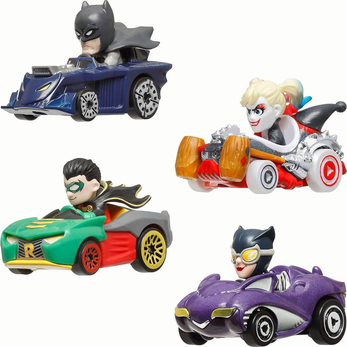 Hot Wheels - RacerVerse Batman 4 Pack - Mattel