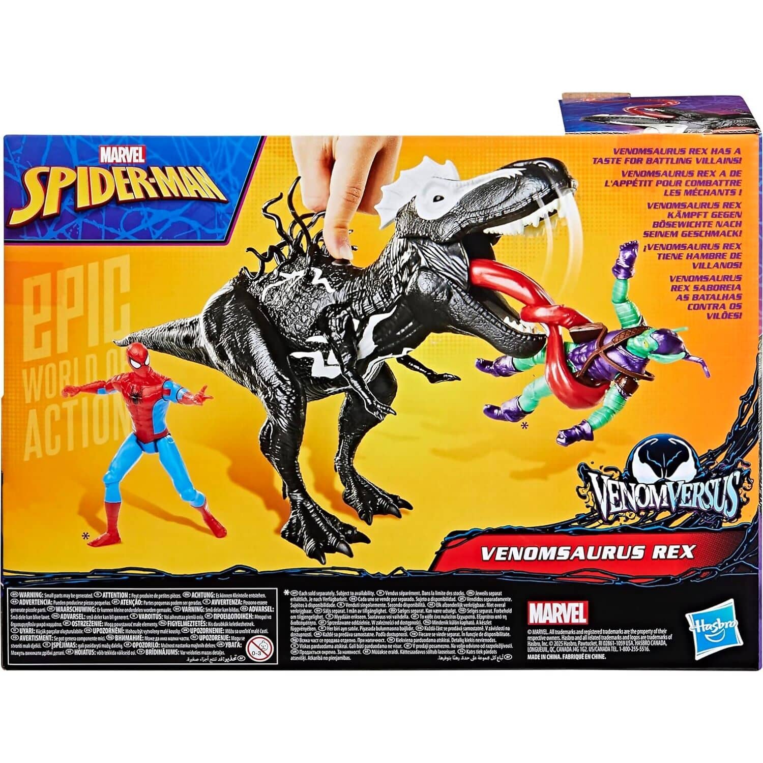 Marvel - Spiderman - VenomVersus Venomsaurus Rex - Hasbro