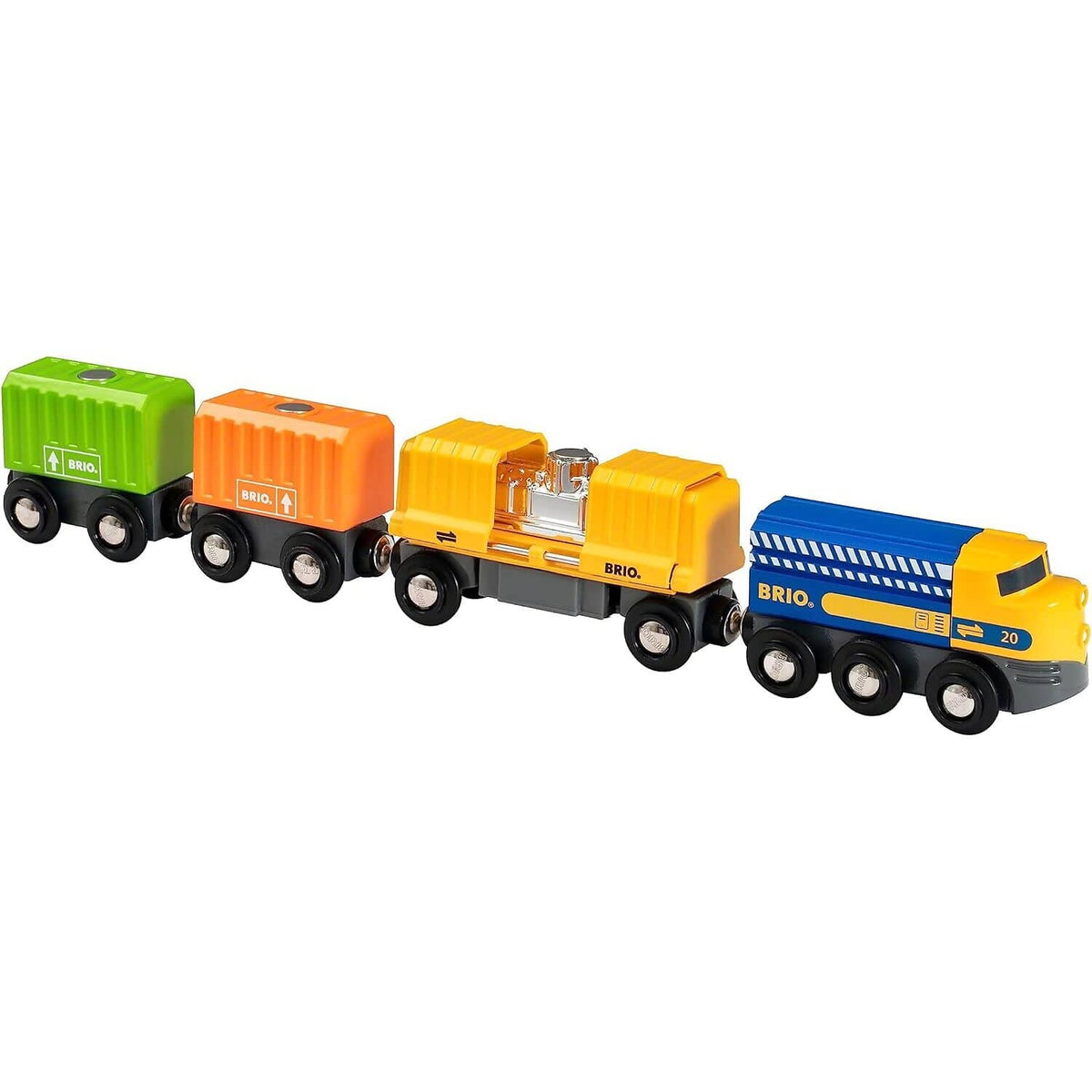 BRIO World - Three Wagon Cargo Train