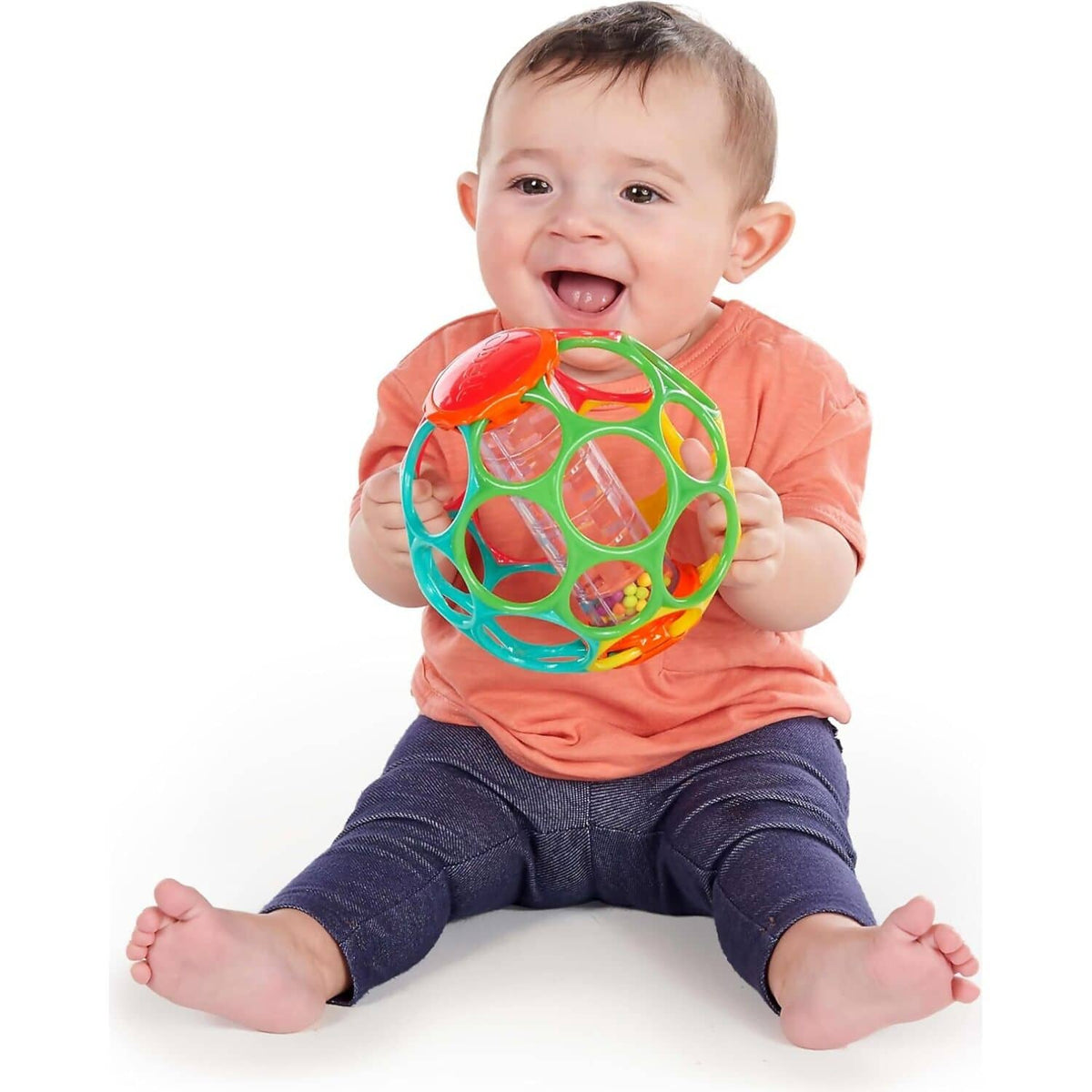 Bright Starts - Oball Rollin Rainstick Rattle