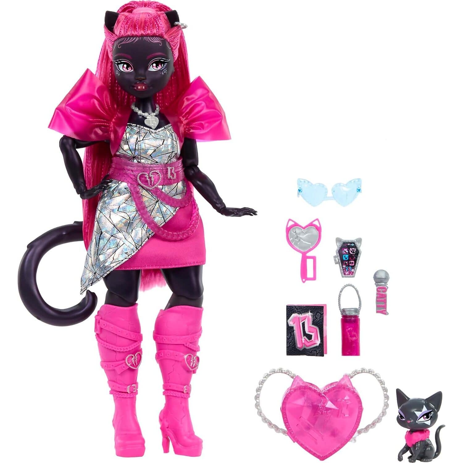 Monster High - Catty Noir Fashion Doll & Accessories - Mattel