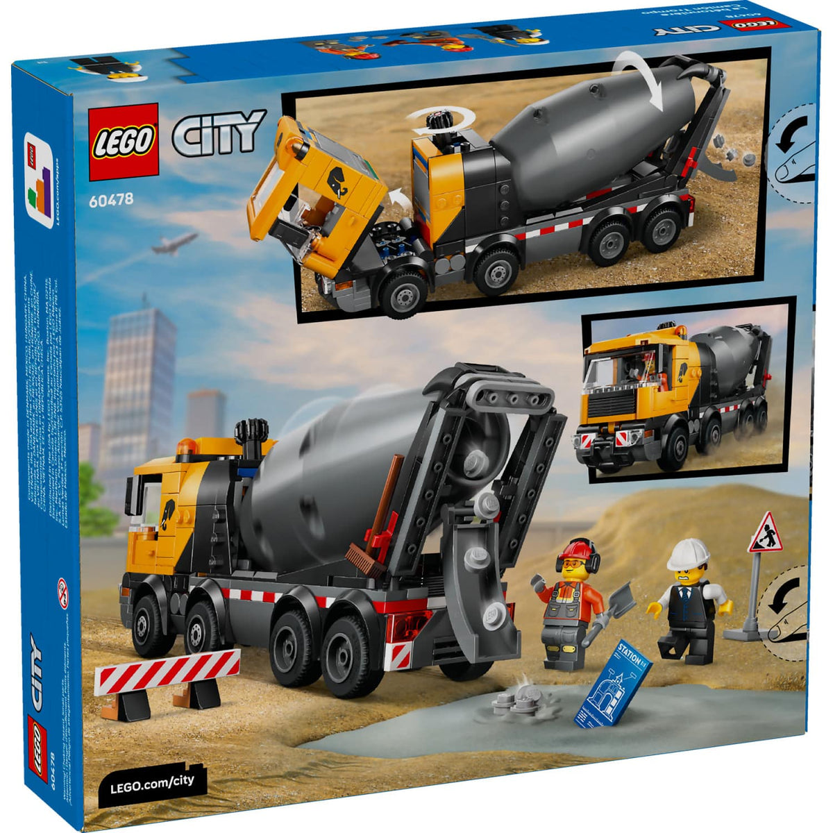 LEGO® 60478 Cement Mixer - City