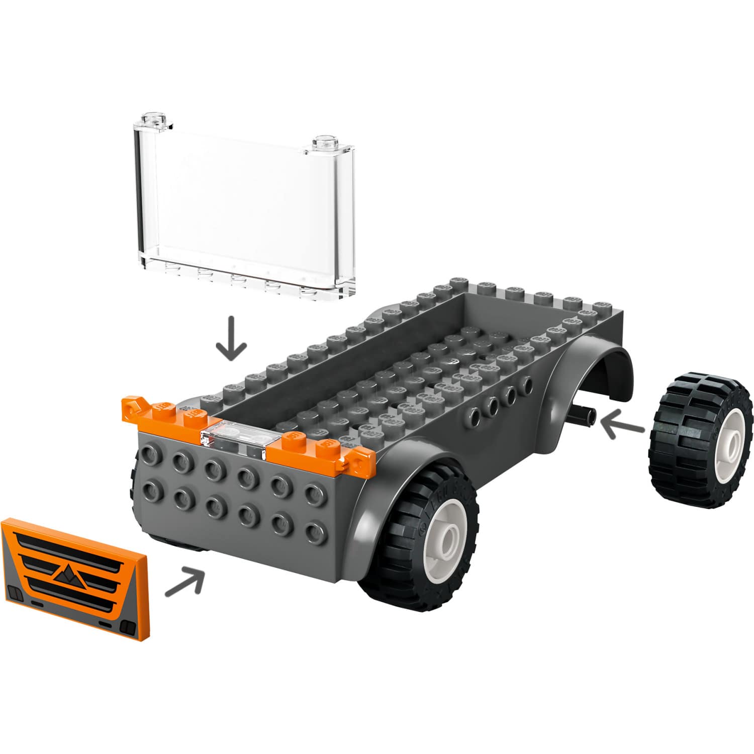LEGO® 60491 Motorcycle Transporter - City 4+
